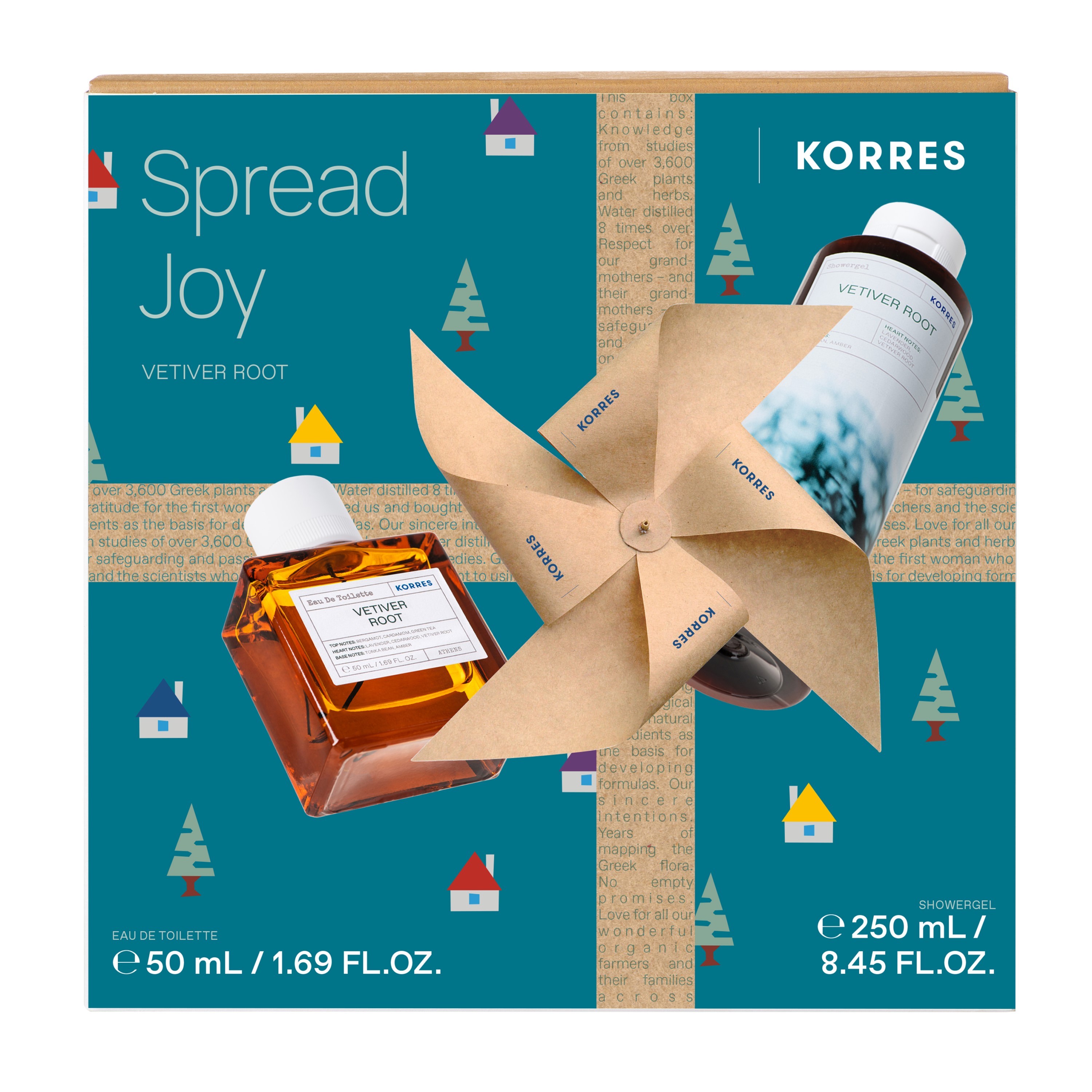 KORRES Vetiver Root Σετ Eau de Toilette + Αφρόλουτρο